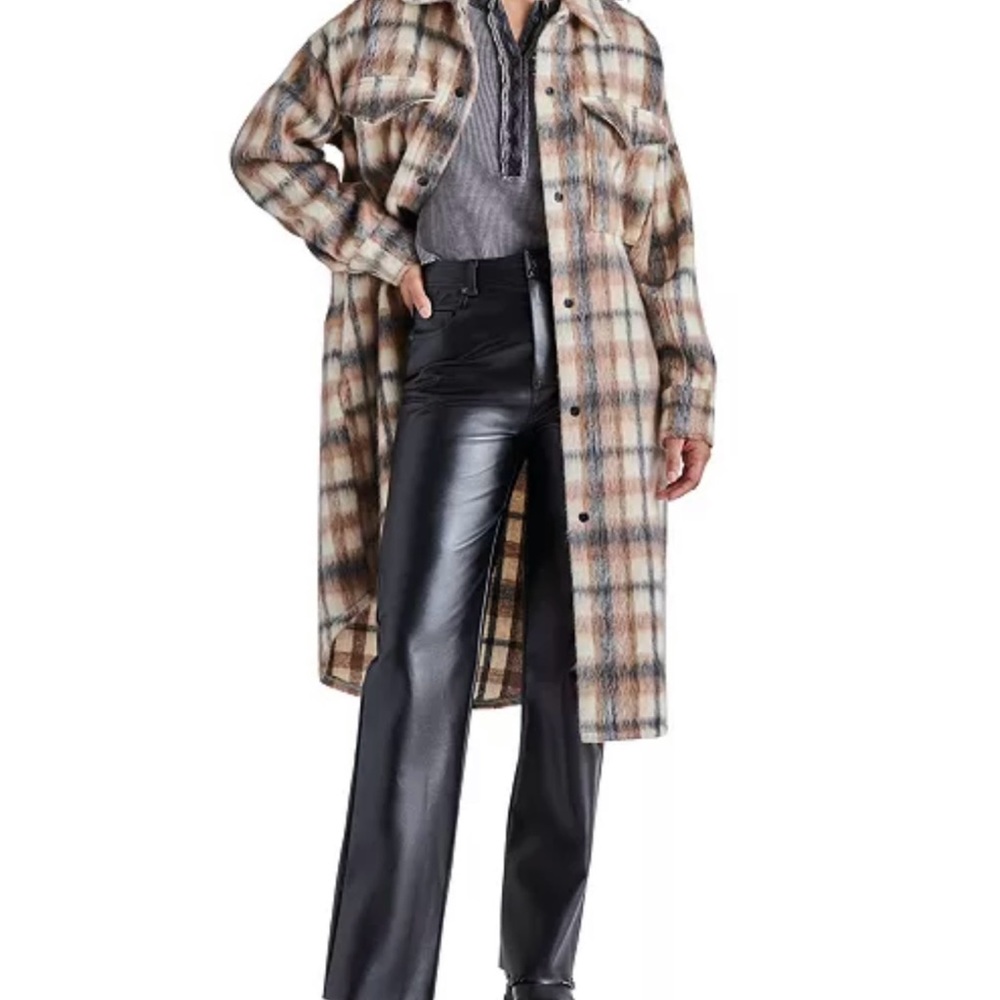 Steve Madden Brown Plaid Jacket